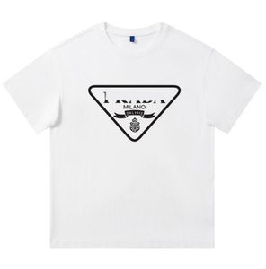 デザイナーメンズTシャツティガーヘッドリミテッドレタープリント半袖トップ衣類コットンTシャツ男性用トライアングルレターカップルティートッププルオーバーS-4XL