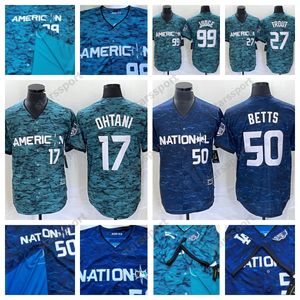 Män 2023 All-Star Game Shohei Ohtani Jersey Women Josh Jung Acuna Jr. Aaron Judge Griffey Jr.