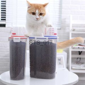 犬のボウルフィーダーその他のペット用品フーピーペットストレージバケット猫用フーズナップボトルフードハイキャパシティドライドッグフードウェットキャットフードフィードとボウルストレージx0717