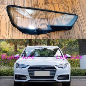 Bilstrålljuslins för Audi A4 2016 2017 2018 2019 Bilstrålkastare Strålkastslampa Auto Shell Cover324V