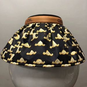 Visiere da uomo e da donna alla moda con motivo geometrico Cappelli a prova di sole comodi casual alla moda senza corona