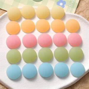 Styl sprężynowy 100pcs część 19 mm kolor Matowe Geometria Rzorki Kształt Flatback Desin Cabochon Kulki DIY JEED COED ACKAKACJA 240V