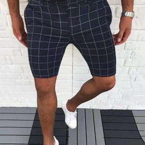 Herren-Shorts, lässig, Sommer, schmal, dehnbar, modisch, dünner Schnitt, für Business, Alltag, Ausgehen, Schwarz