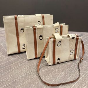 Modische Woody-Einkaufstasche, Designer-Damen-Handtaschen, Einkaufstasche, luxuriöse Reisetasche, hochwertige Canvas-Umhängetasche, lässige Shopping-Handtaschen, beliebte große Strandtaschen