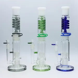 Colorful Glycerin Glass Bong for Smoking High Quanlity with Logo with Bowl