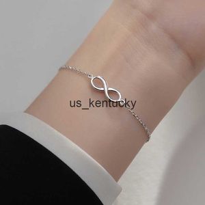 Charm Bracelets Fashion Geometry Infinite Charms Bracelets Bangles for Women Silver Golden Color Link Chain Lobster Clasps Bracelet Gift Jewelry R230718