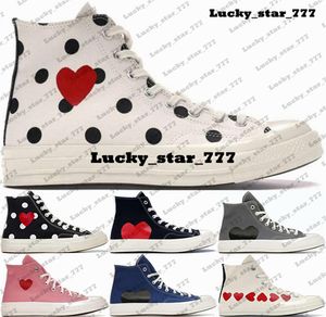 Обувь мужские брюки Taylors All Star 70 Hi Women Sneakers Supt 5 11 Casual US 5 CDG Дизайнер -дизайнер Sky Blue Trainers US5 Commes Des Garcons играют в Pink Love Peach Youth