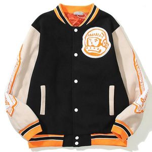 Erkek ceketler hip hop erkekler varsity ceket harajuku vintage bombacı astronot gevşek spor beyzbol üniforma tarzı stil sokak kıyafeti 1 9oy7