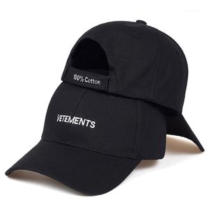 Kapity kulowe 2021 Vetements haftowa czapka baseballowa moda na zewnątrz unisex dziki swobodny regulowany bawełniany hat golf tato Hats1251h