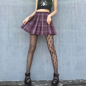 Meias Femininas Verão Lolita Menina Fina Adorável Branco Preto Dot Laço COS Collants Meia-calça Legging Meias