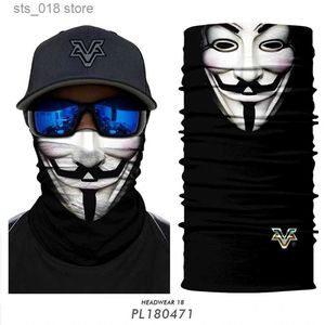 Radfahren Caps Masken Jagd Schal Radfahren Bandana Halswärmer Gaiter Balaclava Schädel Maske Outdoor-Sport Stirnband Multifunktions Bandanas Männer T230718