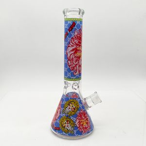 Lion Beaker Bong Wholesale Glass Bong Popular High Quality Water Pipes Glass Bong for Adult