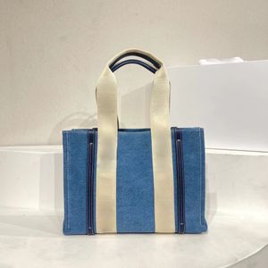 Zaprojektuj nową torbę na płótnie torba z szwami torby na zakupy duża pojemność haft logo skórzany uchwyt