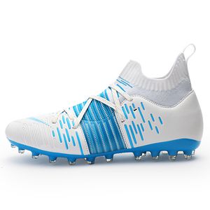 278 Fotboll FG/TF Män klänning Top Anti-Slip Shoes Kids Training High Ankle Soccer Boots Outdoor Long Spike Sneakers 230717 993