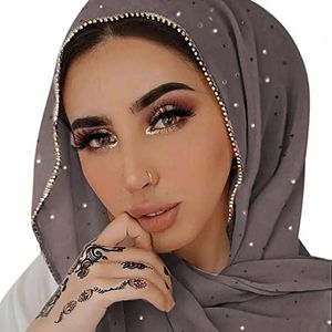 Hijabs Muslim Underscarf Women Veil Hijab Bonnet Muslim Women Scarf Turbans Head For Women Women's Hijabs Diamond Headscarf Islamic 230717