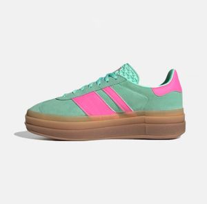 Plataforma de sapatos casuais designer ousado designer brilho pulso de hortelã cor núcleo preto solar super pop rosa quase amarelo homens mulheres esportes tênis 883