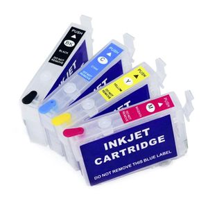 2 Sets Lot Empty 4-Color-set T212 T212XL Refillable Ink Cartridge for Epson WF2850 2830; XP-4100 4105 Printer Without Chip340z