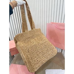 Yaz Straw Bag Tasarımcı Çanta Tote Moda Alışveriş Plajı Tohes Kadınlar Lüks Dokuma Büyük Crossbody Çantalar Leydi Omuz Sepet Çanta Çanta