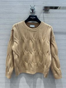 Women's Sweater European Fashion Brand Fried Dough Twists cashmere sweater