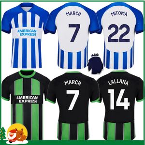 23 24 MAUPAY MITOMA BHAFC camisas de futebol GROSS 2023 2024 VELTMAN Seagulls camisas de futebol MARCH ALZATE PROPPER UNDAV LAMPTEY FERGUSON CAICEDO Conjuntos masculinos