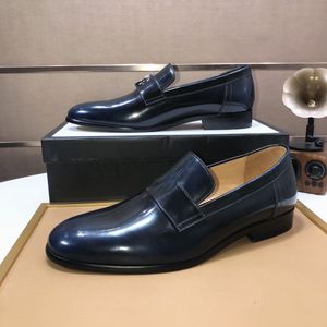 Luxury Brand Oxfords Mens Dress Casual Slip-On Cowskin Suit Wedding Business Italia Scarpe Taglia 38-45