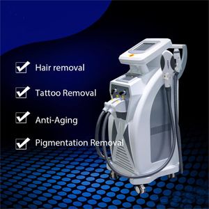 3 In 1 IPL Lazer Epilasyon Dövme Çıkarma Makinesi E-Light IPL OPT RF ND YAG Lazer Yüz Kaldırma IPL Cilt Gençleştirme Kalıcı Çıkarma Makinesi