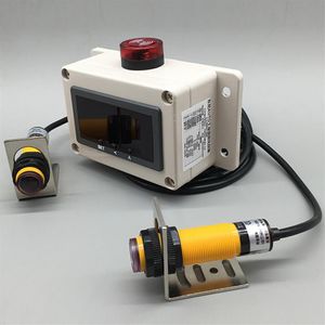 Contatore elettronico a induzione a LED Linea di produzione Nastro trasportatore Punti Attrezzatura per trasportatori Misuratore di conteggio a infrarossi1868