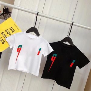 2023 Fashion Kids T-shirts Luxury Children Short Sleeve Letters Printed Baby t-shirt Boys Tops Clothing Tees Girl Cotton Tees Asian Size