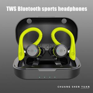Fones de ouvido Fones de ouvido 20 horas Tempo de jogo Natação À prova d'água Bluetooth compatível Fone de ouvido Dual Wear Sport Wireless Headset Ipx7 Stereo Earbuds x0718