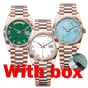 Mens Watches womens watch luxury Designer Automatic Mechanical Movement Watch Gold Wristwatch 36mm Steel Strap Life Waterproof Gift WristWatches KH factory