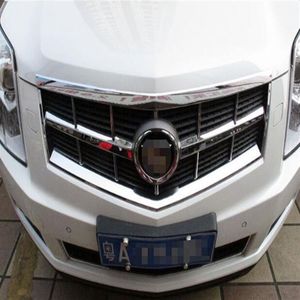 Di alta qualità ABS cromato 2 pezzi griglia per auto barra decorativa protezione protezione trim per Cadillac SRX 2010-2012217h