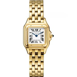 U1 Top AAA Orologi da polso Santos Donna Tank Series Square Orologio Casual Lady Quartz Panthere de Orologi ultra sottili Cinturino in acciaio inossidabile 316L Bracciale regalo Montre Reloj