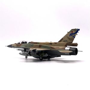 Aircraft Modle F16 Plane Model Toy 1 72 Skala Israel F-16I Sufa Fighter Model Diecast Alloy Plane Aircraft Model Toy Static för samling 230718