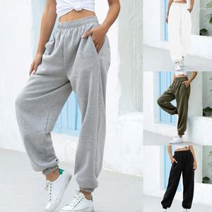 Damenhose Jogginghose Damen Baggy Grau Frühling Weites Bein Schweiß Übergroße Jogger Streetwear Hose mit hoher Taille