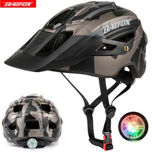 Capacetes de ciclismo casco batfox capacete de bicicleta para homem integralmente moldado capacete mountain bike esportes ao ar livre mtb 230717