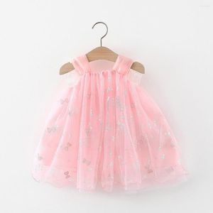 Flickaklänningar Baby Girls Princess Dress 2023 Koreansk version Barn grossist