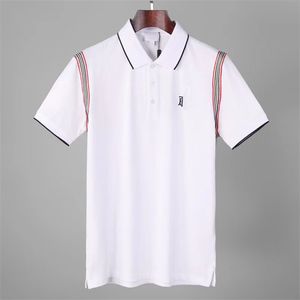 1 New Fashion London England Polo Camicie Mens Designer Polo High Street Ricamo Stampa T-shirt Uomo Estate Cotone Casual T-shirt # 1250