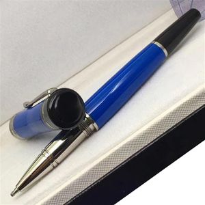 Penna M serie lucky star Penne a sfera dal design unico realizzate in ceramica blu di alta qualità per ufficio, regalo per fidanzato2689