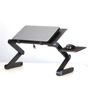 Aluminium Alloy Laptop Desk Folding Portable Table Notebook Stand Bed Sofa Tray Book Holder Tablet PC Stands256k