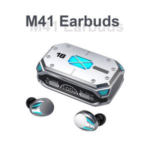 Nuovi cuffie da gioco Bluetooth cool M41 Bluetooth Waterproof Control TWS Cuffie wireless Riduzione del rumore Earbù stereo in scatola di vendita al dettaglio