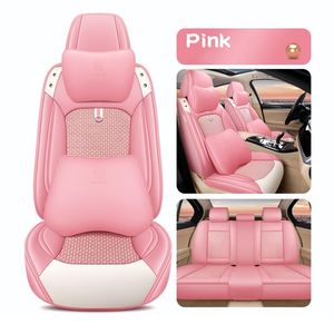 Car Interior Accessories Seat Covers For Most Sedan SUV Durable Leather Universal Five Seaters Full Set Mats front and Back Seats 319x