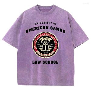 Мужские футболки Американского университета американского юридического факультета Самоа
