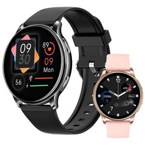 Y33 Smart Watch Uomo Donna Chiamata Bluetooth Temperatura corporea Monitoraggio della salute Sport Fitness Smartwatch per Android IOS