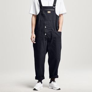 Mäns jeans långärmad jumpsuits för män elegant sofistikerad jumpsuit avslappnad fit duck bib mens ärmlös romper