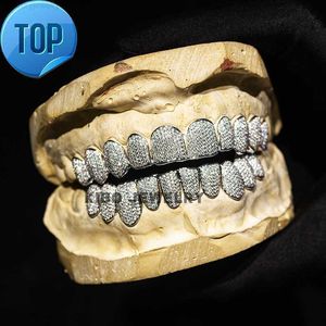 Catene di pancia Gioielli Hip Hop personalizzati 925 Sterling Silver Diamond Grillz Iced Out Vvs Moissanite Grillz