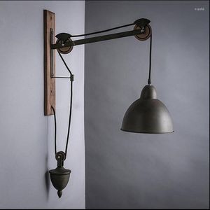 Lampa ścienna vintage czarny sconce kawaii dekoracje pokoju LED Applique Koreańska akademika światło do sypialni