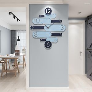 Relógios de parede Relógio grande eletrônico Design moderno Incomum Decorativo Sala de estar Relógios Horloge Murale Decoração para casa