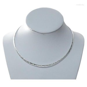 Chains Beadsnice Silver 925 Jewelry Solid Choker Necklace Elegant Collar Handmade Italian Necklaces ID31837