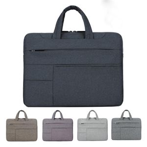 Jean dżinsowa tkanina nosząca torba ochronna torebka rękawa dla MacBook Air Pro Retina 13 14 15 -calowa laptop PC Universal Zipper 188k