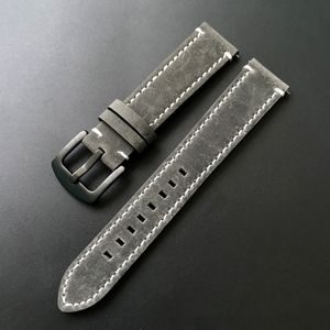 Cinturini per orologi in vera pelle a grana superiore Cinturini per orologi a sgancio rapido Cinturini per orologi vintage 18mm 20mm 22mm di alta qualità